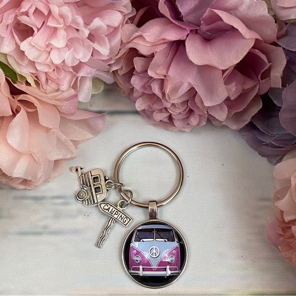 Let’s Go Camping! Retro Camper Keychains - Picture 7 of 14